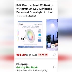 Feit Electric Frost White LED Downlight